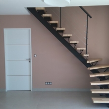 escalier-un-quart-tournant-bois-métallique
