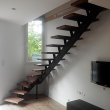 escalier-quart-tournant-métal