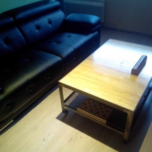 table-basse-métal-bois
